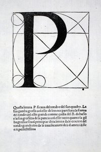 P, illustration de 